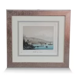 A work \"Briquet fils in Geneva, Rolle, Lake Geneva\" signed Cuvillier and Lemercier.